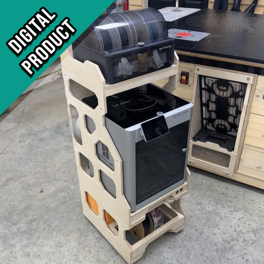 Bambulab P2S and X1-Carbon 3D Printer Stand (digital files)