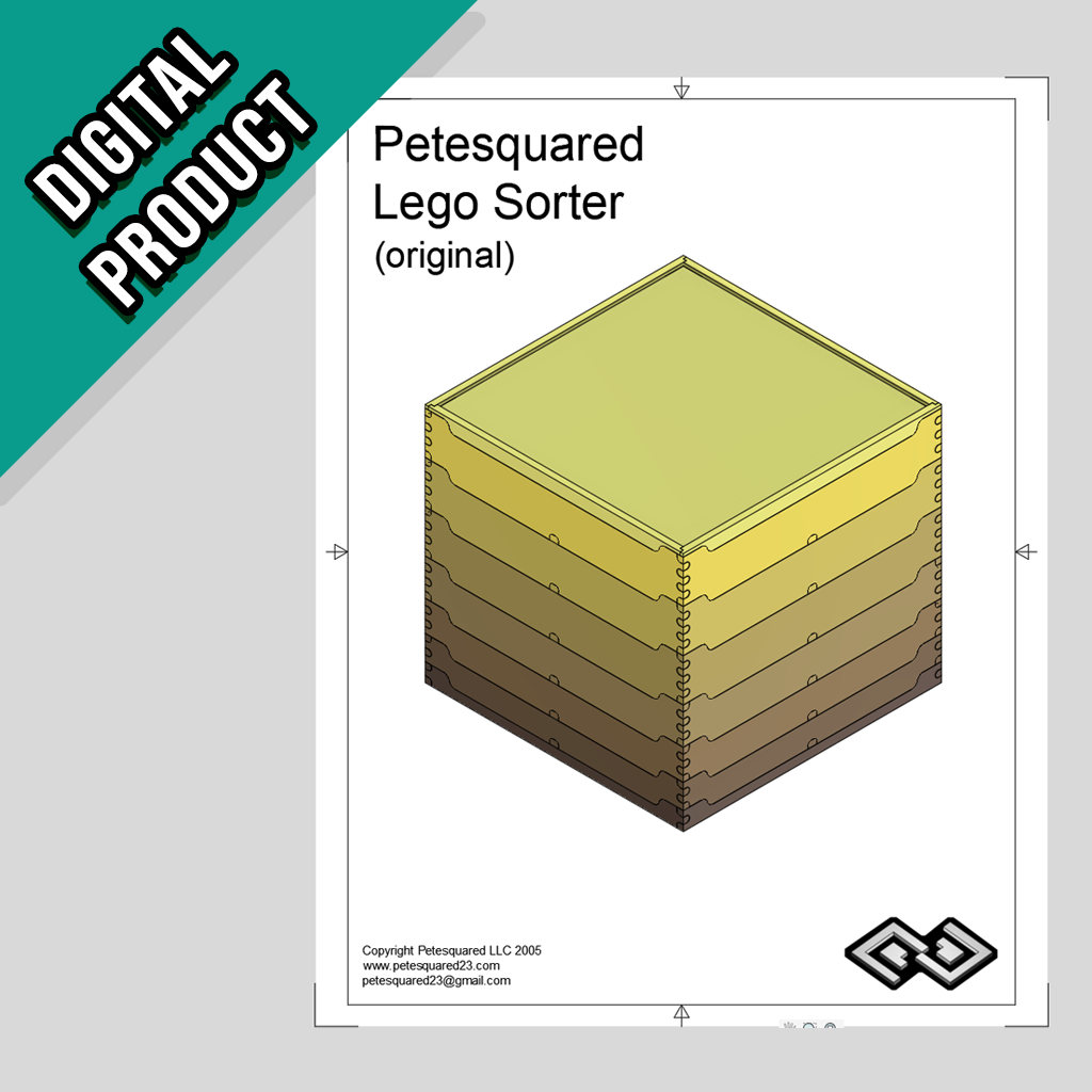 Huge DIY Lego Sorter (digital plans)