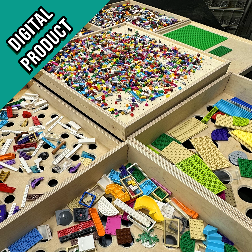 Huge DIY Lego Sorter (digital plans)
