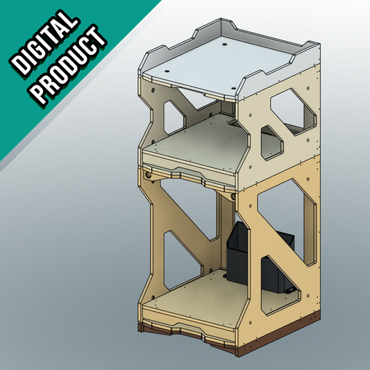 3D Printer Stand for P2S, P1S, X1C (digital plans)