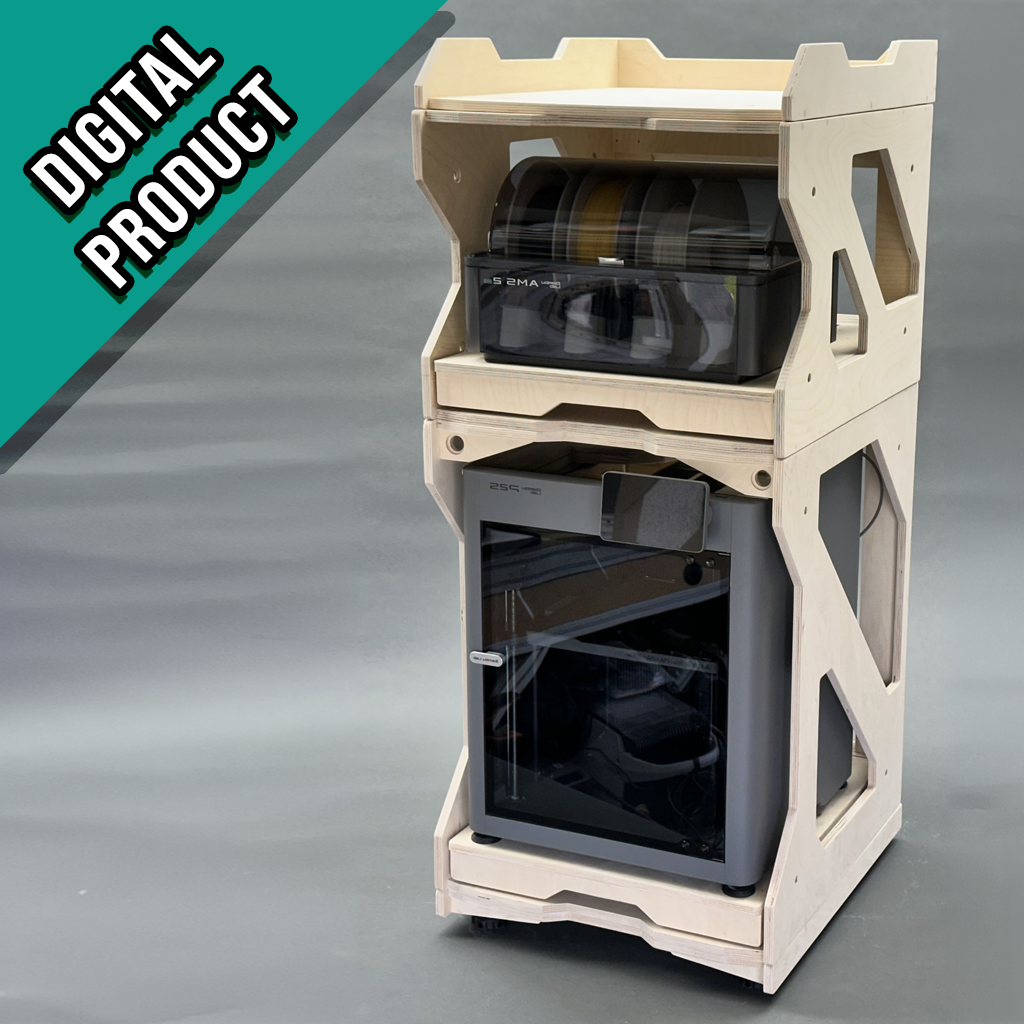 3D Printer Stand (Digital Files) BambuLab P and X size printers
